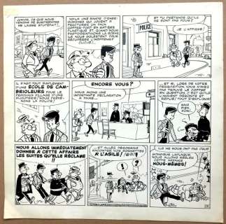 Greg | Greg - Originele pagina - Luc Junior - Bijoux volés - (1959/1963) | Catawiki