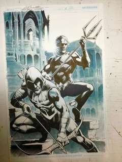 Santucci, Marco | Santucci, Marco - Original drawing - Cover - Aquaman / Green Arrow: Deep Target #1 - (2021) | Catawiki