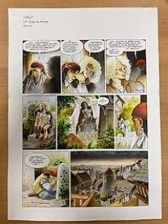 Michel Weyland - Weyland, Michel - Originele pagina in directe kleuren - Onuitgegeven / Inédit - Aria 20 - La Fleur au ventre / Een bloem onder het hart - (1998)