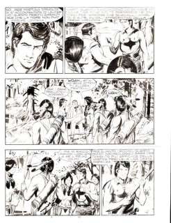 Gallieno Ferri | Zagor n. 136 - 2x G.Ferri - Tavola Originale "Tigre" - Exemplaire unique - (1976) | Catawiki