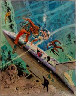 Marie Severin (American, 20th Century)
 Weird Science-Fantasy cover color guide, March 1977
 Watercolor on paper
 13-1/4... | Heritage