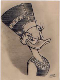 Xavi (Xavier Vives Mateu) | Donald Duck - Dibujo original - NEFERTITI DUCK - XAVI - (2021) | Catawiki