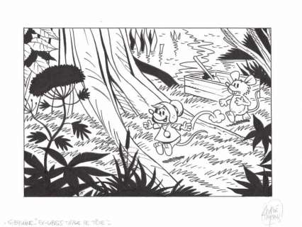 Taymans | Sibylline, illustration Ã  l’encre de Chine po… | Millon