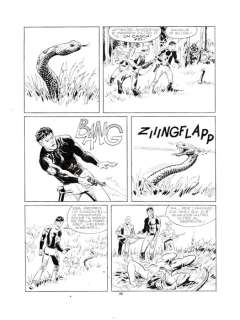 Roberto Diso | Mister No n. 143 - Roberto Diso 3x Tavole Originali "La spedizione scomparsa" - Page volante - Exemplaire unique - (1987) | Catawiki