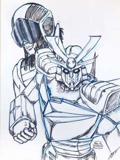 Nicolas "Nick" Massimo | Nicolas "Nick" Massimo - Illustrazione originale - Daitarn 3 - (2019) | Catawiki