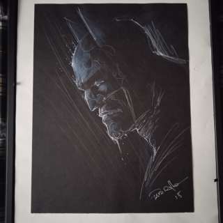 Lucio Parrillo | Batman - L. Parrillo - Illustrazione originale - Page volante - Exemplaire unique | Catawiki