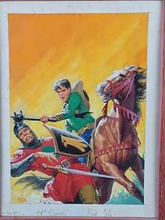 Severino Baraldi | Capitan Miki - La Valle del Silenzio - Page volante - Exemplaire unique - (1979) | Catawiki