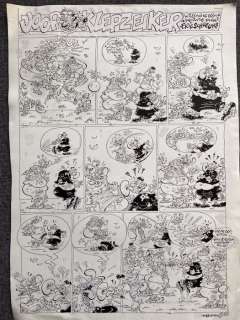 Schreurs, Eric | Schreurs, Eric - Originele pagina - Joop Klepzeiker - Schijtsrechter - (1995) | Catawiki