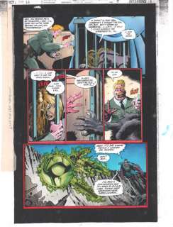 John Kalisz, Mark Propst, Val Semeiks | Jla Showcase 80-Page Giant #1 P.5 Color Guide Art - Space Wolf - 2000 | Anthony’s Comic Book Art