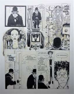 Tardi, Jacques | Tardi, Jacques - Planche originale - "Adieu Brindavoine" - Gustave Klimt Page - (1979) | Catawiki