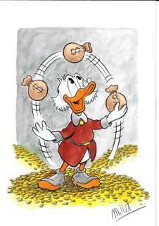 Millet | . Scrooge McDuck - Millet - Original Drawing - EO | Catawiki