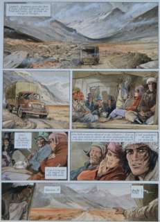 Charles, J.F. | Charles, J.F. - Planche originale couleur - India Dreams T2 - Quand revient la mousson - Planche 25 | Catawiki