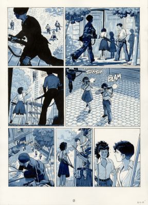 Dominique Bertail | Madeleine, Résistante tome 4 – Planche originale 3 | Galerie Barbier