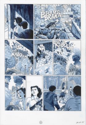 Dominique Bertail | Madeleine, Résistante tome 4 – Planche originale 64 | Galerie Barbier