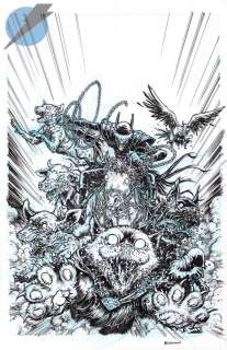 Chris Burnham - the multiverse who laughs issue 1 page cover