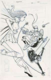 Tim Seeley - BLOODSTRIKE # 32 COVER ORIGINAL ART