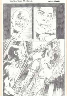 Will Conrad - red sonja vs. Thulsa doom #2 p. 26 - great full figure red sonja splash - 2006 signed