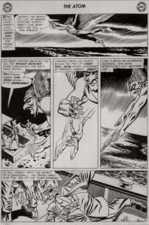 118: Kane Anderson The Atom #7 pg 12 1963 original art | Russ Cochran