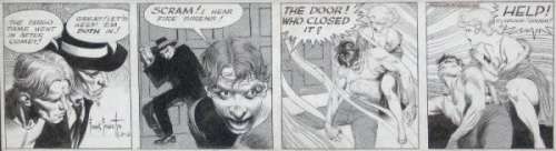 155: Frazetta Johnny Comet daily 3/12/52 original art