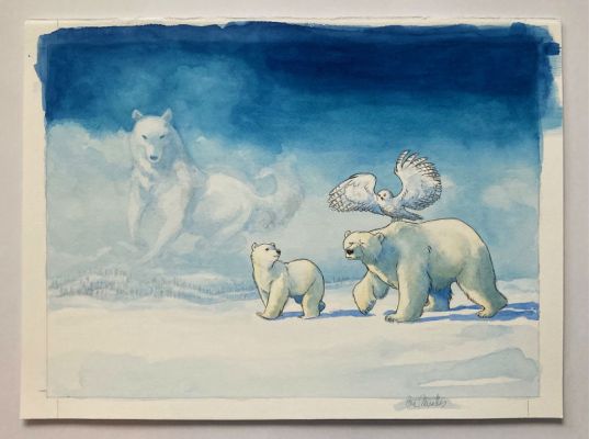 Ana Miralles | Dibujo Original Ana Miralles, Wáluk | Yojimbo Cómics