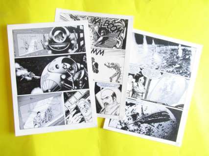 Roberto de Angelis | Nathan Never pag. 9-26-27 Spazio Astronave - R. De Angelis Original Art n. 3 Tavole Originali | Catawiki
