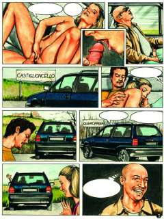 Stefano Mazzotti | S. Mazzotti - tavola originale x Selen "AUTOSTOP" - Page volante - Exemplaire unique | Catawiki