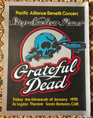 Grateful Dead, Rick Griffin. 89 x 68 cm. Antiguo, offset. Concierto benéfico antinucleares, Californ | todocoleccion (Buy It Now)