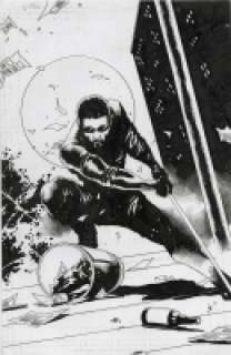 Jimbo Salgado - BLADE TRADING CARD ART : ORIGINAL COMIC ART