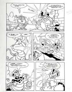 Luciano Bottaro | Luciano Bottaro - Tavola originale - Page volante | Catawiki