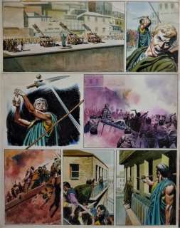 Lawrence, Don | Lawrence, Don - Originele pagina in kleur - Trigië - Revolution in Zabriz - (1967) | Catawiki