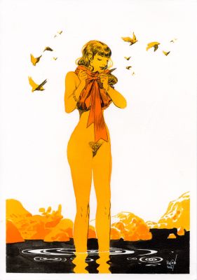 Vince | NYMPHES – Dessin original 103 | Galerie Barbier