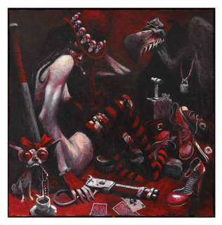 Cromwell - Illustration originale intitulée Duck you sucker. Acrylique sur toile