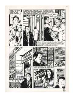 Jacques Tardi - NESTOR BURMA, 120, RUE DE LA GARE, CASTERMAN 1988