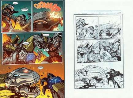 Agustã­n Padilla | Transformers #1 - Original page 19 by AgustÃ­n Padilla - Exemplaire unique - (2014) | Catawiki