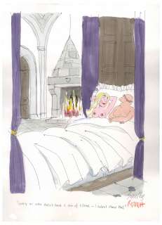 Francis ’’Smilby’’ Wilford-Smith Original Artwork Done for ’’Playboy’’ -- Pen & Watercolor Measures 11’’ x 15’’ | Nate Sanders