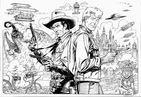 GIOVANNI ROMANINI  -  Tex eâ€¦ Martin Mystère | Little Nemo