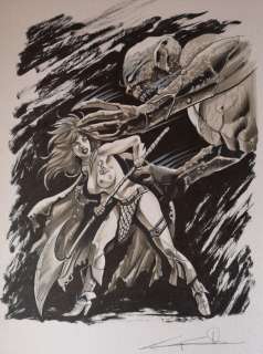 Candita, Giuseppe | Red Sonja - - Original drawing - Red Sonja - The Nightmare - (2022) | Catawiki