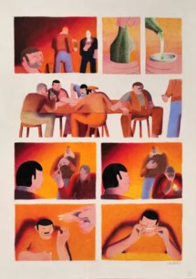 Pierre Dawance | Pour qui sonne le glas | La Galerie de la Bande Dessinée