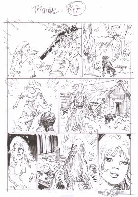 Christophe Bec | Thorgal, 2025 - La déesse d’ambre | Huberty Breyne Gallery