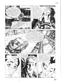 Roberto de Angelis - | Roberto De Angelis - 3x Tavola Originale - Nathan Never n. 211 - "Il mostro nell’ombra" - (2008) | Catawiki