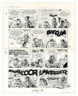 André Franquin | -   GASTON, UN GAFFEUR SACHANT GAFFER (T.7), DUPUIS 1969 | Christie’s