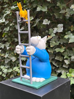 Philippe Geluck | 2024 - Le mini Roméo et Juliette résine | Huberty Breyne Gallery