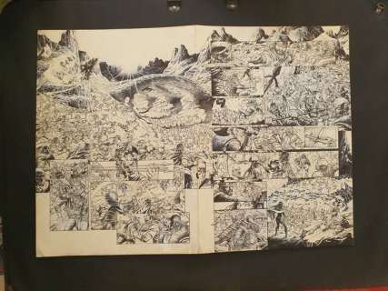 Iko - Iko - Double-planche originale - Ténèbres T4 - Créatures - (2016)