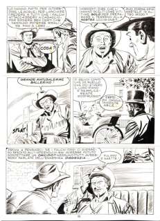 Guglielmo Letteri - | Guglielmo Letteri - 2x Tavola Originale - Tex n. 325 "La morte scende dal cielo" - (1987) | Catawiki