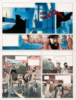 Frank Le Gall | Théodore Poussin - La vallée des roses  Encre de Chine et | Millon