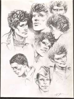 Follet, René | Follet, René - Esquisses originales pour Â« L’Etoile du soldat Â» - (2007) | Catawiki