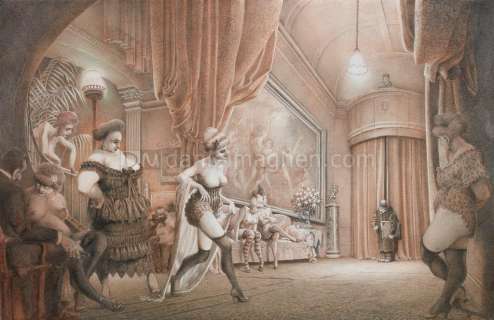 Paul & Gaëtan Brizzi - Toulouse Lautrec, illustration originale