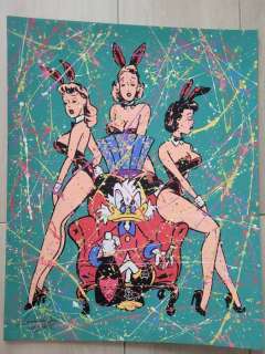 Leonardo Di Matteo | Uncle Scrooge - Pop art painting by Leonardo Di Matteo large format 50x40 - (2019) | Catawiki