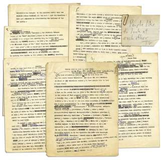 Fascinating Al Capp Typed Criticism of Television With Notes & Corrections in His Hand -- ’’...their homes will be invaded by unwholesome, the fraudulent and the idiotic...’’ | Nate Sanders