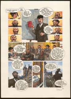 Leonard Chemineau - Planche originale - Le travailleur de la nuit